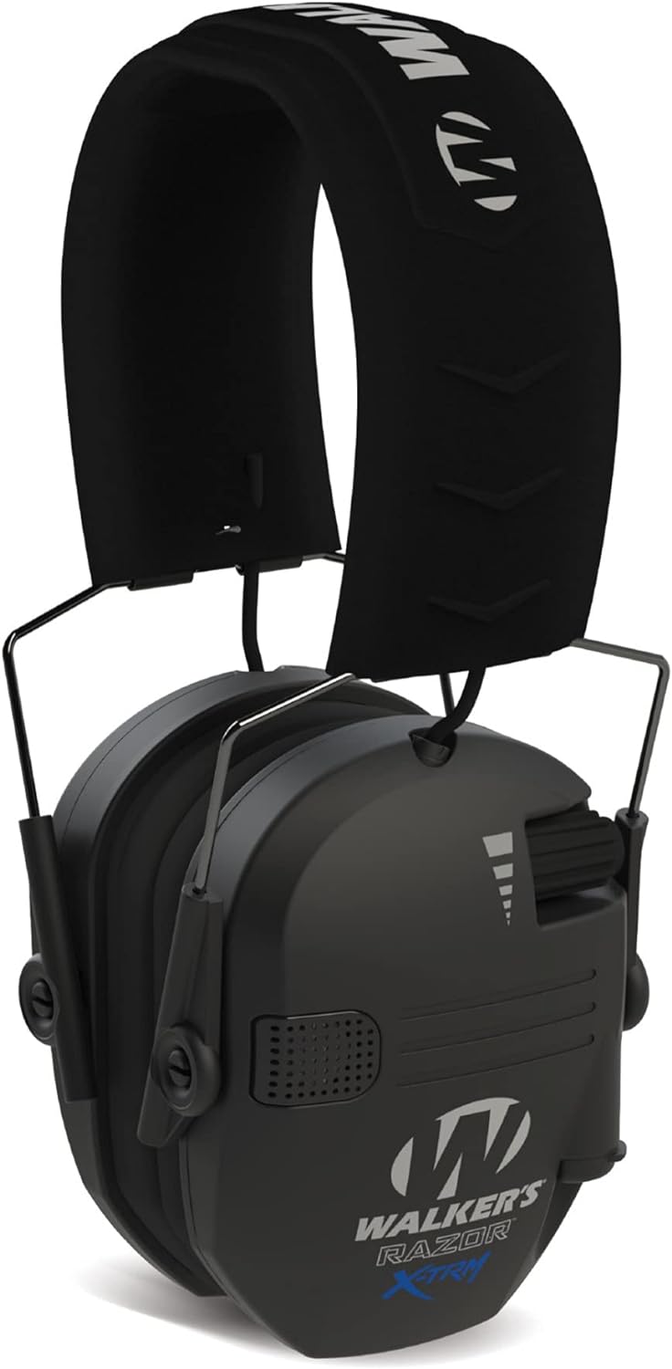 Walker's Razor X-TRM Electronic Earmuffs (NRR 21dB) Black