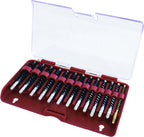 Tipton 13-Piece Bore Brush Set Nylon 17 - 45 Caliber 8-32 Thread (17 & 20 Caliber have 5-40 Thread)
