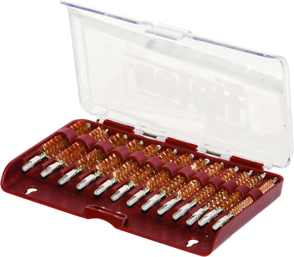 Tipton Bore Brush Set 13-Piece Rifle Bronze Bronze 17 Caliber