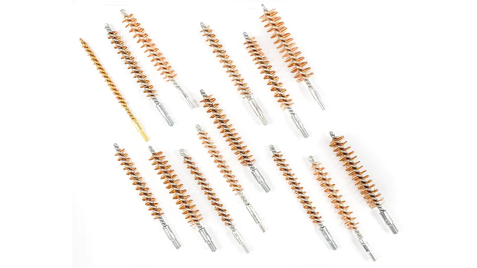Tipton Bore Brush Set 13-Piece Rifle Bronze Bronze 17 Caliber