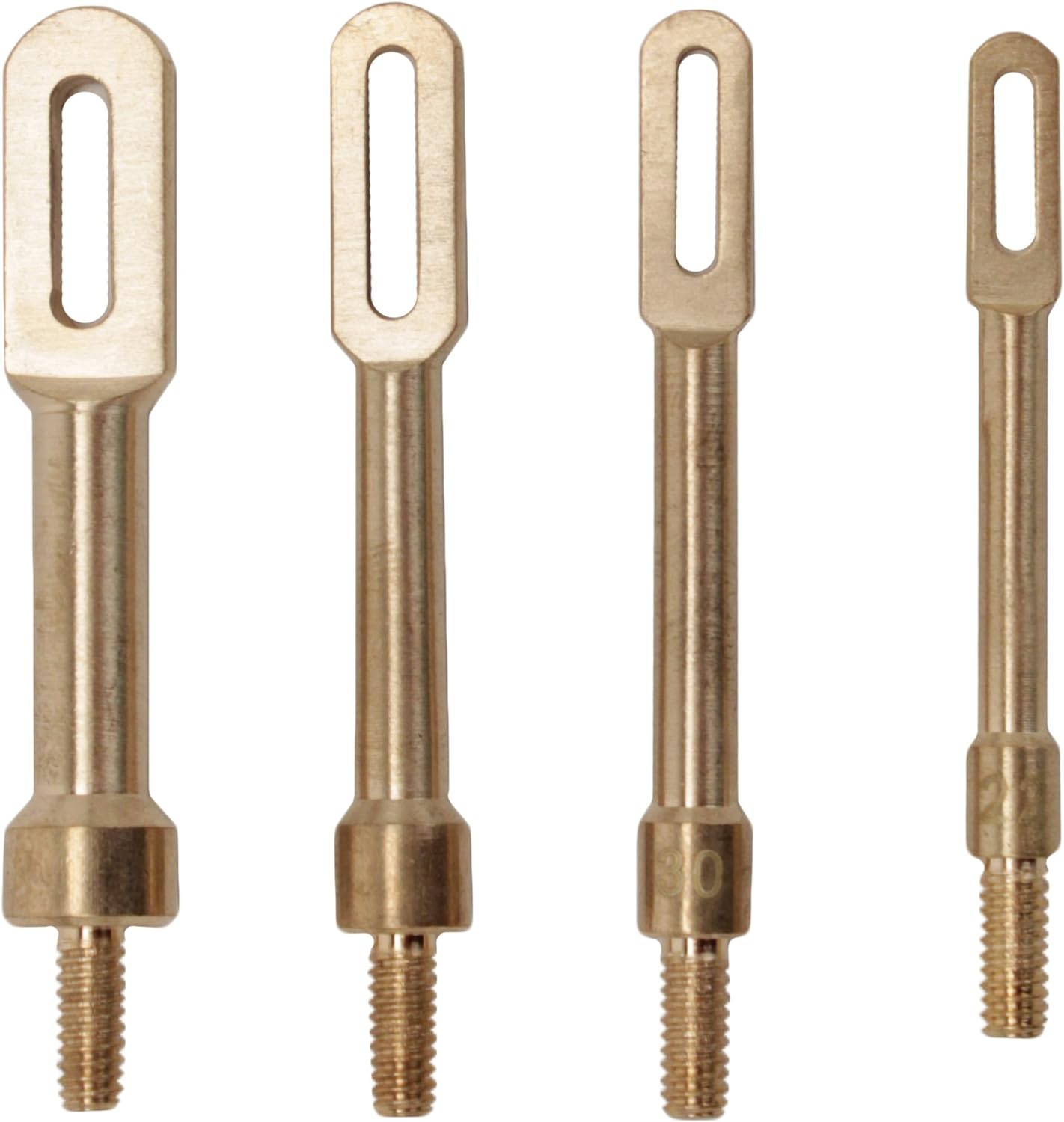Tipton 4-Piece Slotted Tip Set Brass 22 - 45 Caliber 8-32 Thread