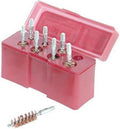 Tipton 8-Piece Handgun Bore Brush Set Bronze 22 - 48 Caliber 8-32 Thread
