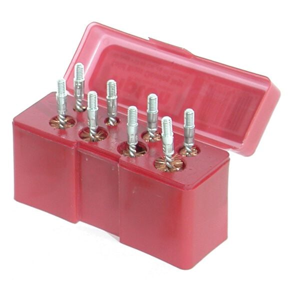 Tipton 8-Piece Handgun Bore Brush Set Bronze 22 - 48 Caliber 8-32 Thread