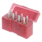 Tipton 8-Piece Handgun Bore Brush Set Bronze 22 - 48 Caliber 8-32 Thread