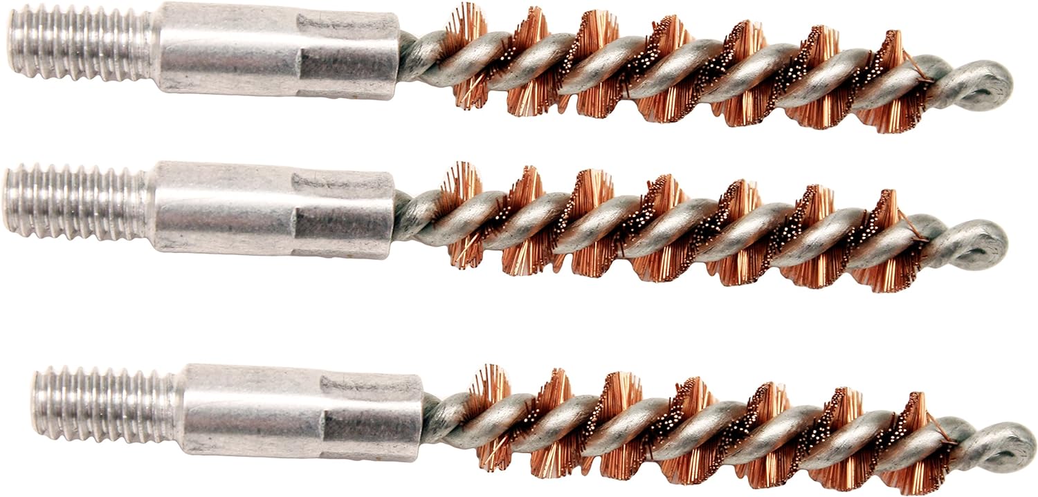 Tipton Handgun Bore Brush Bronze 22 Caliber 8-32 Thread Pack of 3
