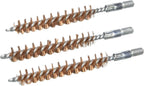 Tipton Rifle Bore Brush Bronze 25 Caliber 8-32 Thread Pack of 3