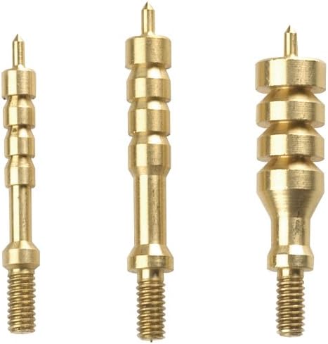 Tipton 13-Piece Cleaning Jag Set Brass 17 - 45 Caliber 8-32 Thread (17 Caliber has 5-40 Thread)