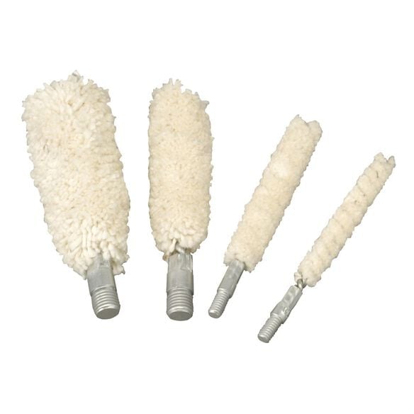 Tipton Rifle Bore Cleaning Mop Cotton 17 - 20 Caliber 8-32 Thread Pack of 3