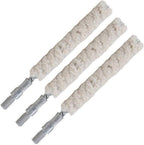 Tipton Rifle Bore Cleaning Mop Cotton 17 - 20 Caliber 8-32 Thread Pack of 3