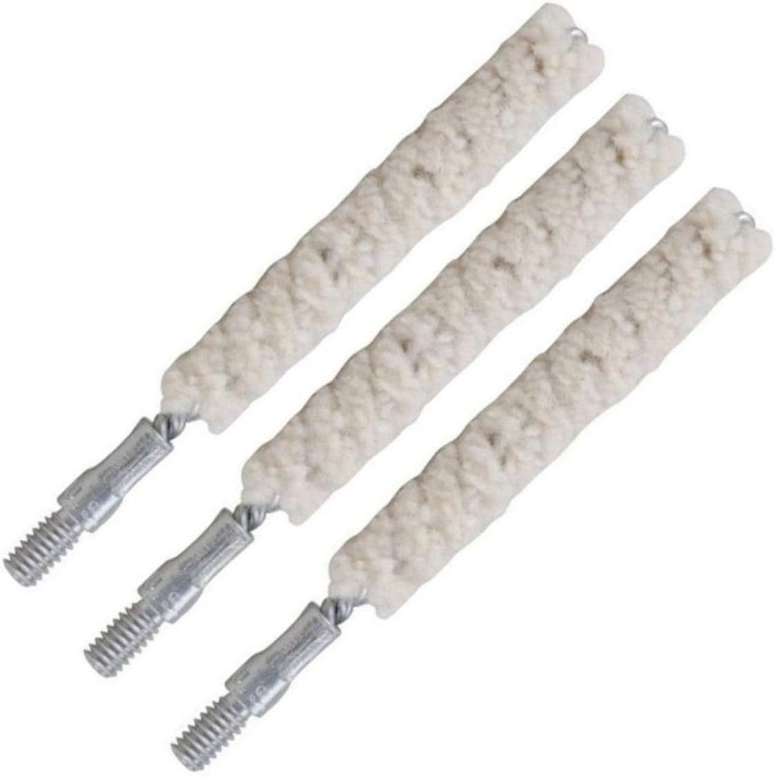 Tipton Rifle Bore Cleaning Mop Cotton 17 - 20 Caliber 8-32 Thread Pack of 3