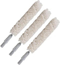 Tipton Handgun Bore Cleaning Mop Cotton 40 - 45 Caliber 8-32 Thread Pack of 3