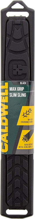 ‎Caldwell Max Grip Slim Sling with Sling Swivel Nylon/Rubber Black 20" - 41" Yes