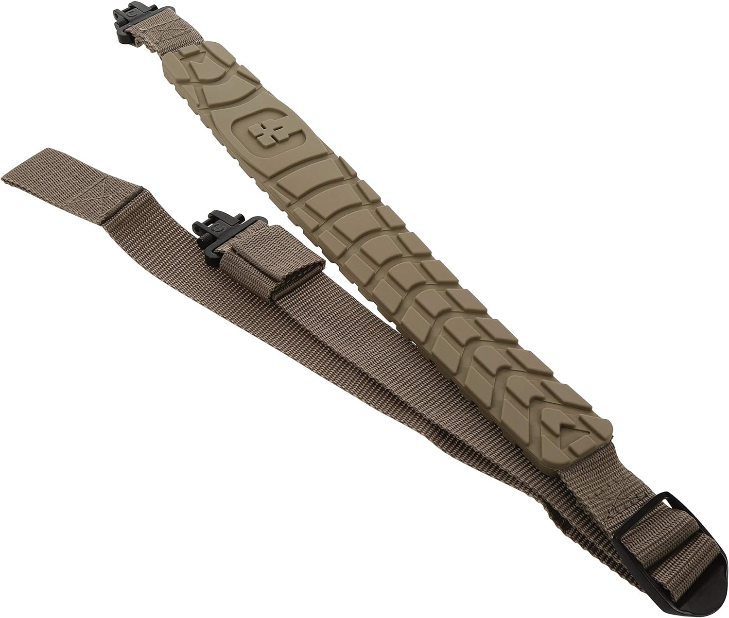 ‎Caldwell Max Grip Slim Sling with Sling Swivel Nylon/Rubber Flat Dark Earth 20" - 41" Yes