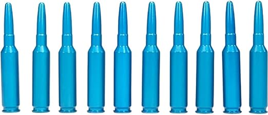 A-Zoom Action Proving Dummy Round 6.5 Creedmoor Blue Pack of 10