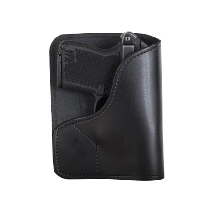 DeSantis Trickster Pocket Holster Ambidextrous Beretta Jetfire, Beretta Minx Leather Black