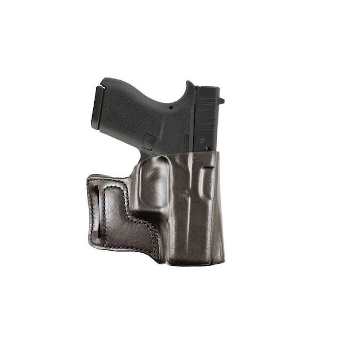 DeSantis E-Gat Slide Holster Right Hand Glock 17, Glock 19 Leather Black