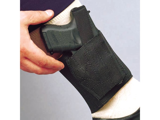 DeSantis Apache Ankle Holster Right Hand Most Small Autos Nylon Black