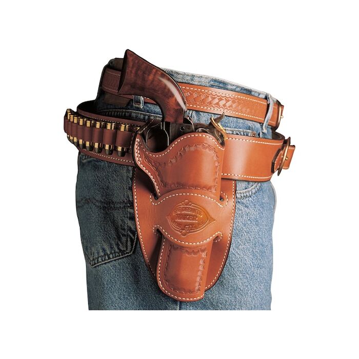 DeSantis Desperado Holster Right Hand Ruger Vaquero, Colt SAA 4 3/4" Leather Tan