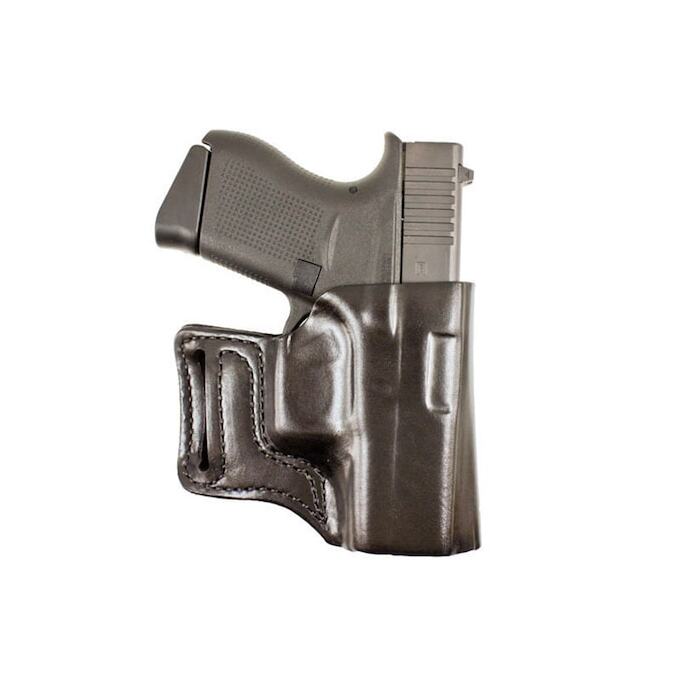 DeSantis E-Gat Slide Holster Right Hand S&W M&P Shield 9, S&W M&P 40 Leather Black