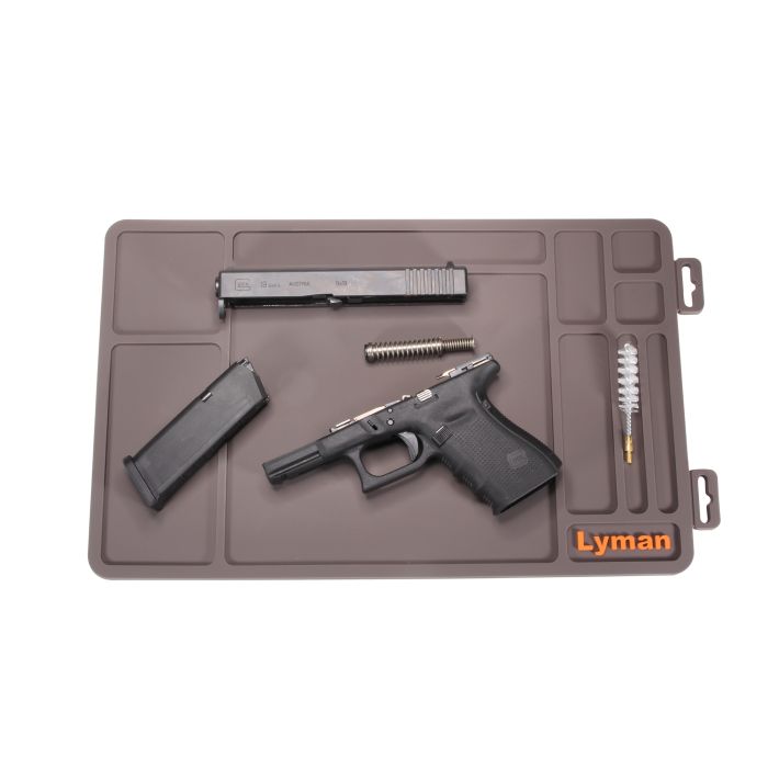 Lyman Essential Handgun Gun Cleaning Mat 10" x 15-3/4" Gray