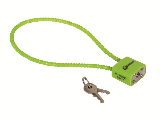 Lockdown Cable Lock Keyed Cable Lock