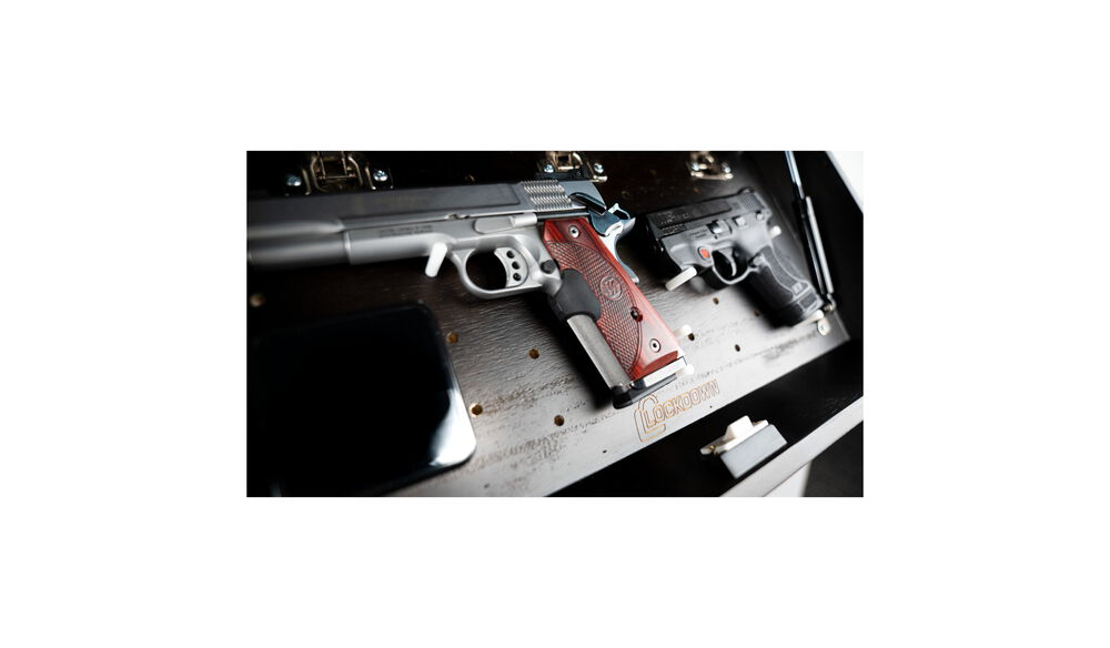 Lockdown In Plain Sight Concealment Shelf Walnut