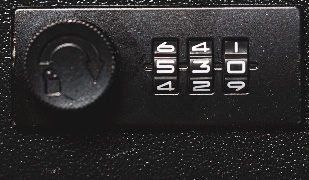 Lockdown Large Handgun Safe Combination Lock Black