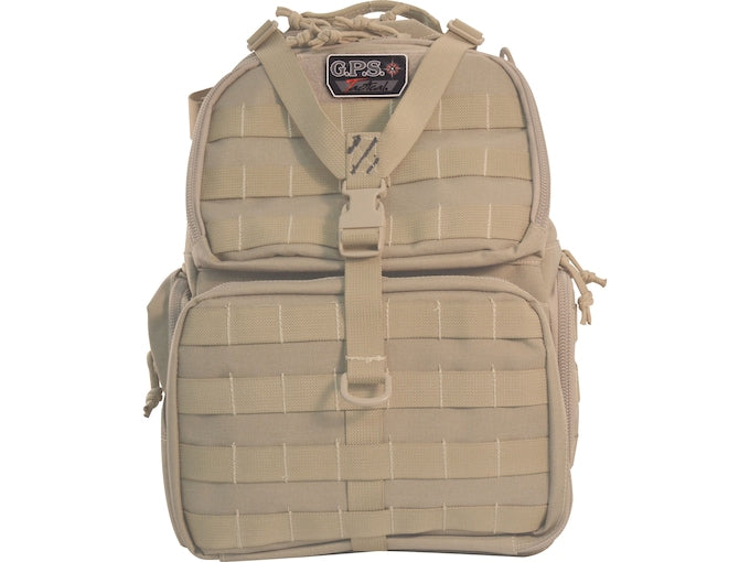 GPS Tactical Range Backpack 1000D Cordura Nylon Tan