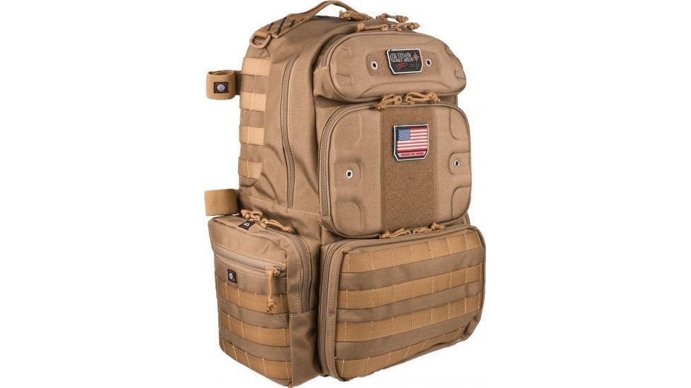 GPS Tactical Range Backpack 1000D Cordura Nylon Tan