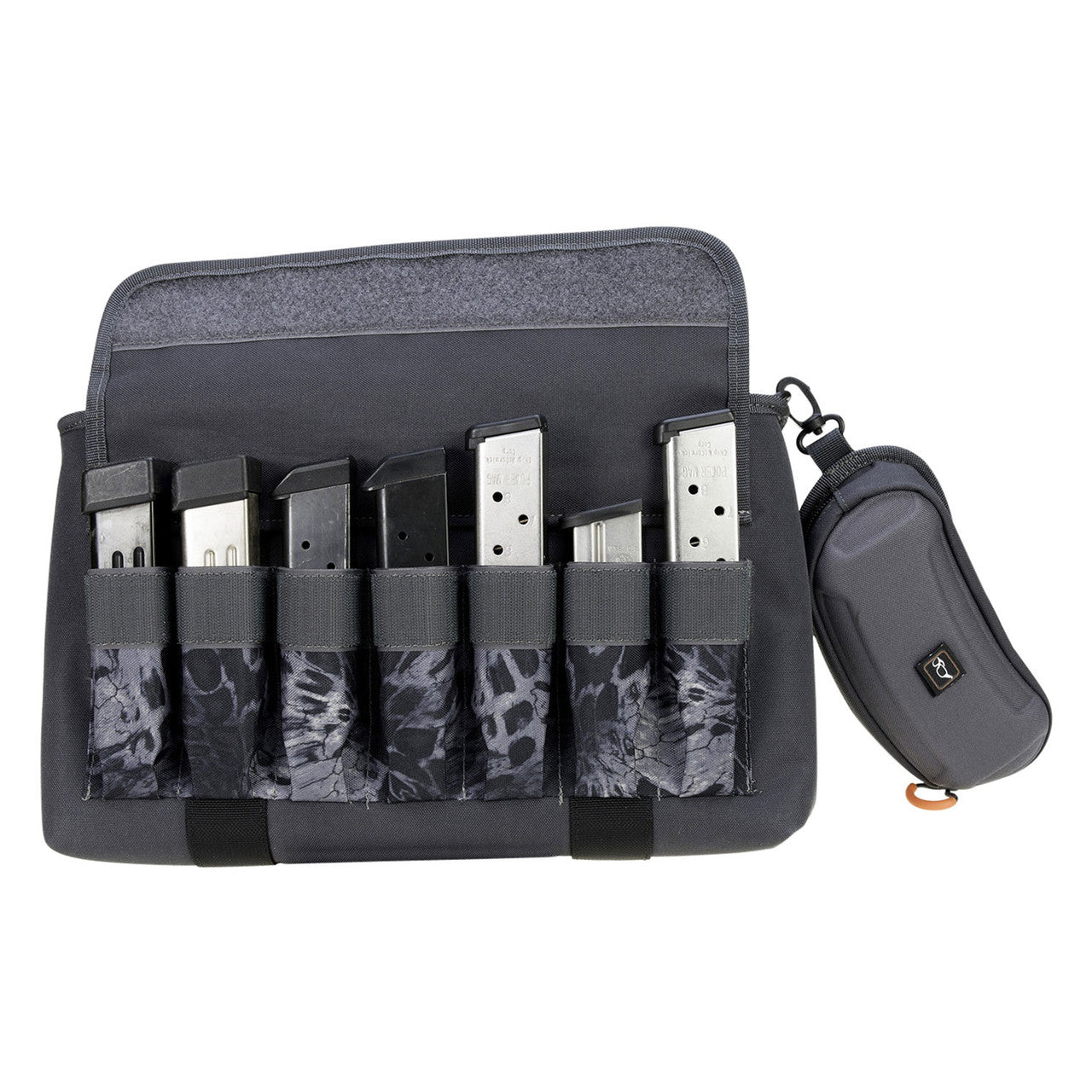 GPS Double Pistol Range Bag with Shooting Glasses Case Nylon Pyrm1 Blackout