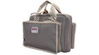 GPS Quad Pistol Range Bag with Mag Storage and Dump Cups Nylon Green/Khaki