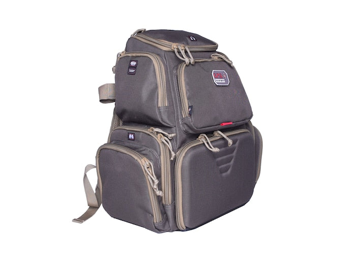 GPS Handgunner Range Backpack 600D Polyester Green/Khaki