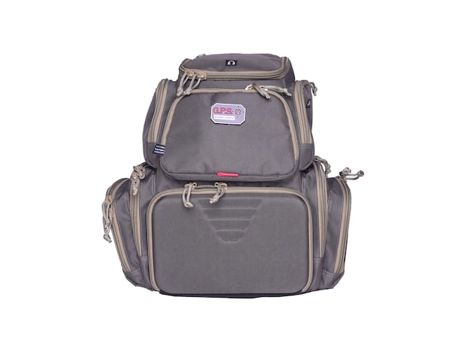 GPS Handgunner Range Backpack 600D Polyester Green/Khaki