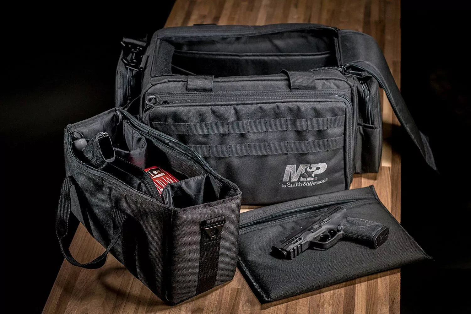 Smith & Wesson M&P Officer Tactical Range Bag Ballistic Nylon Black