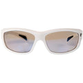 Smith & Wesson Whitehawk Shooting Glasses Gloss White Frame Clear Mirrored Lens