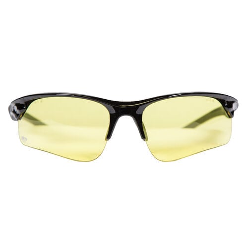 Smith & Wesson Harrier Shooting Glasses with Interchangeable Lenses Black Frame Smoke Mirror; Clear Mirror; Vermillion; Amber Lens