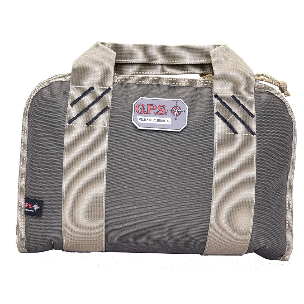GPS Double Handgun Case 13" Black/Grey