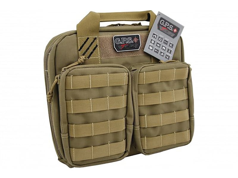 GPS Tactical Double Handgun Case 10" Black