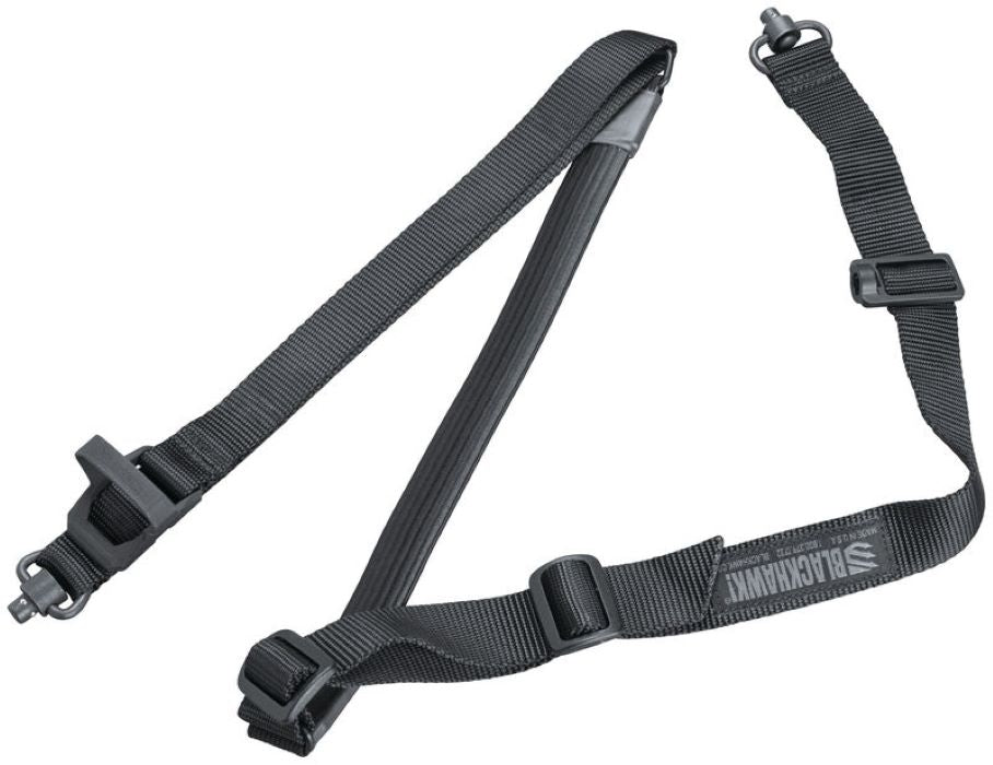 Blackhawk Multi-Point Quick Disconnect Sling with QD Swivels Strecth Nylon Black