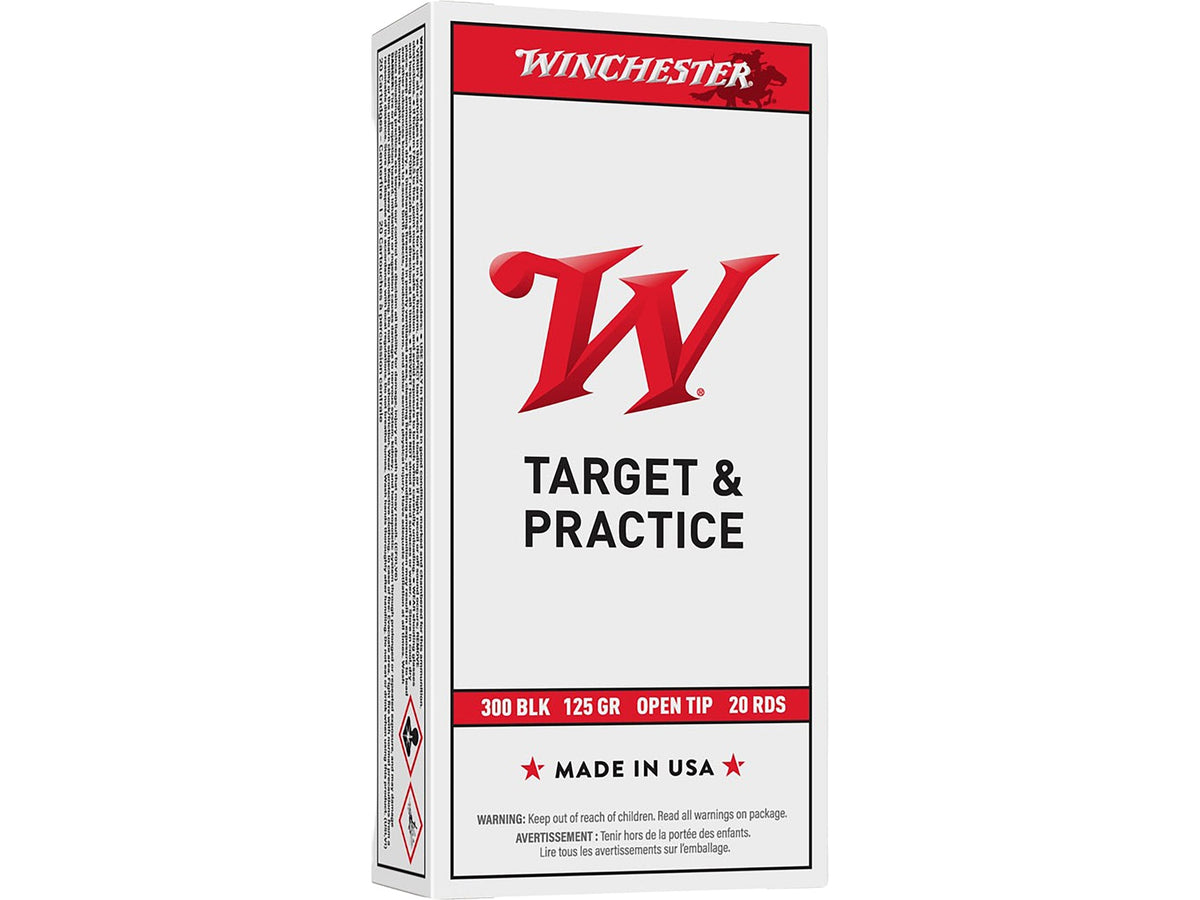 Winchester Ammunition 300 AAC Blackout 125 Grain Hollow Point 20 Count