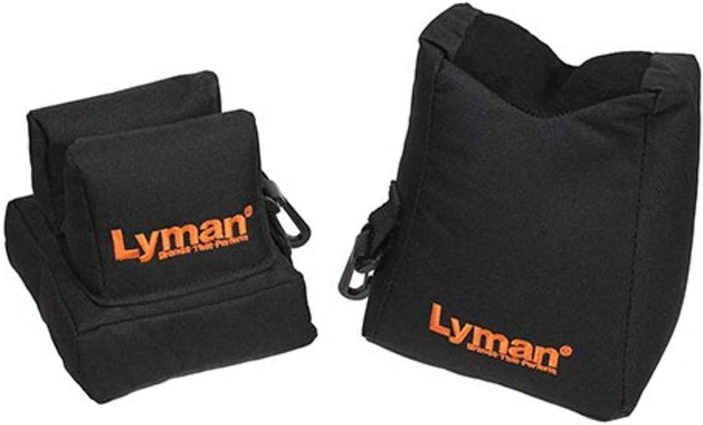 Lyman Crosshair Front and Rear Shooting Rest Bag Set Filled Nylon Black