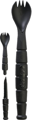 KA-BAR Field Kit Spork Creamid Green/Black/Brown Pack of 3