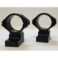 Talley Lightweight 2-Piece Scope Mount 30mm Medium Height H009, H010, H014 Black
