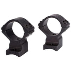 Talley Lightweight 2-Piece Scope Mount 30mm Low Height Savage Round Receiver w/ Accutrigger, A17, A22, AXIS (Extended Front & Rear) (8-40 Screws) Matte Black
