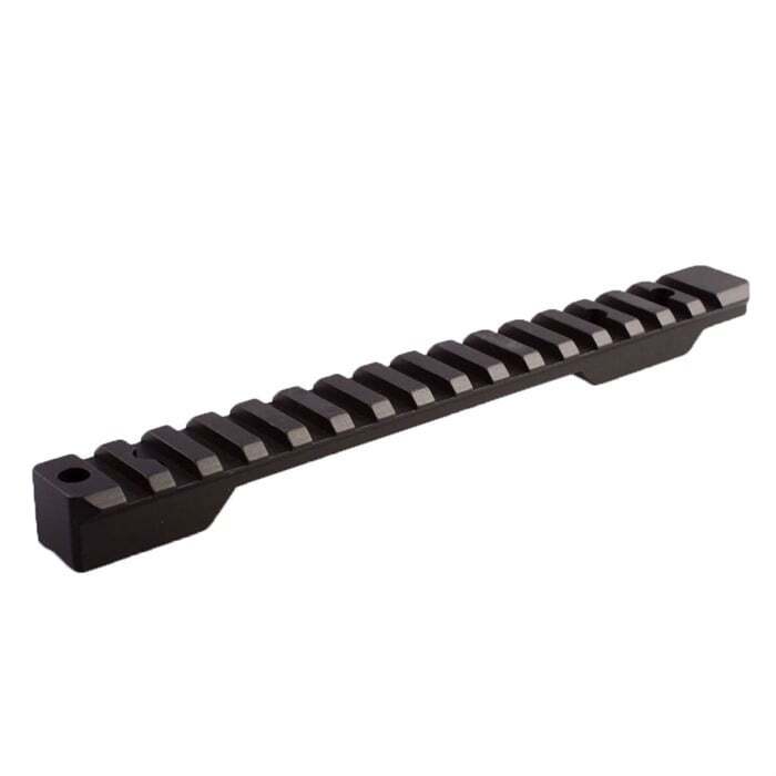Talley 1-Piece Picatinny Scope Base Weatherby Accumark, Magnum, and Mark V w/ Anti-Cant Indicator Matte Black
