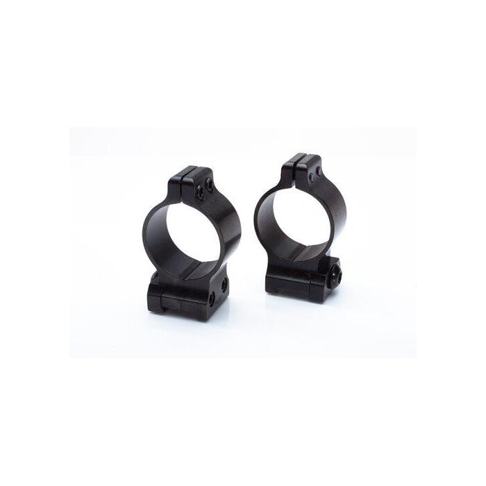 Talley Screw Lock Detachable Scope Rings 30mm Medium Height Matte Black