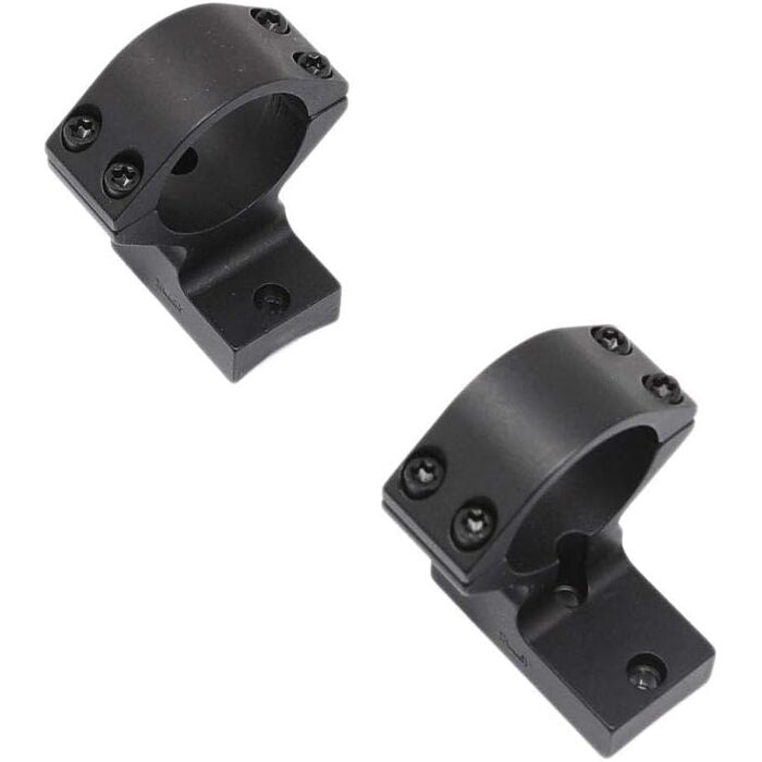 Talley Lightweight 2-Piece Scope Mount 1" High Height Cascade (Short Action) Black