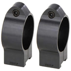 Talley Fixed Rimfire Dovetail Receiver Scope Rings 30mm High Height CZ 452 European, 455, 457, 512, 513 Black Anodized