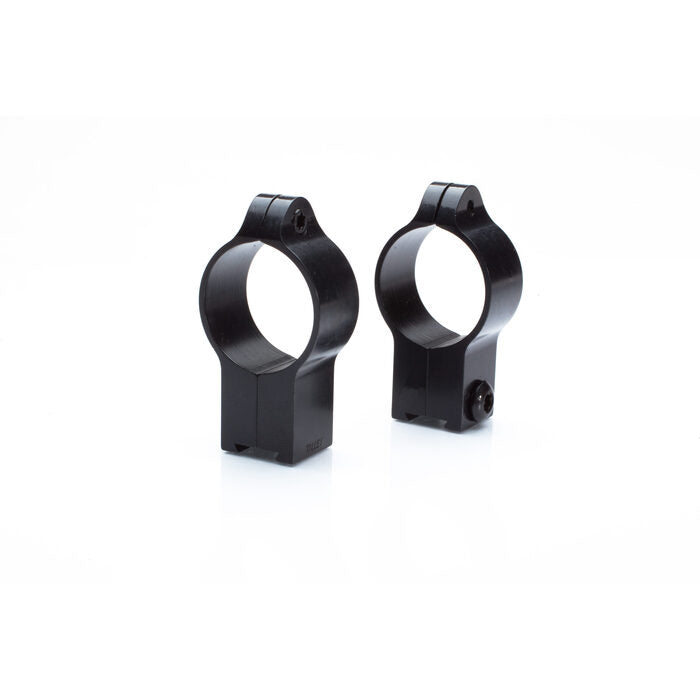 Talley Fixed Rimfire Dovetail Receiver Scope Rings 30mm High Height CZ 452 European, 455, 457, 512, 513 Black Anodized