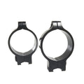 Talley Fixed Rimfire Dovetail Receiver Scope Rings 30mm High Height Black Anodized